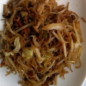 冷蔵庫の野菜で♪ホットプレート焼きそば